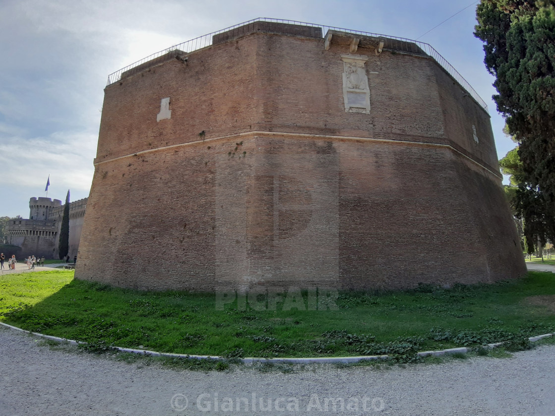 "Roma - Bastione di San Luca di Castel Sant'Angelo" stock image