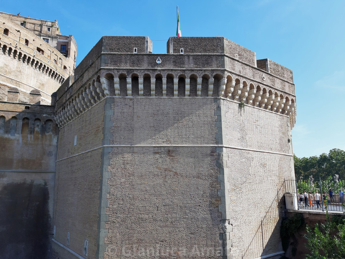 "Roma - Bastione San Matteo di Castel Sant'Angelo" stock image