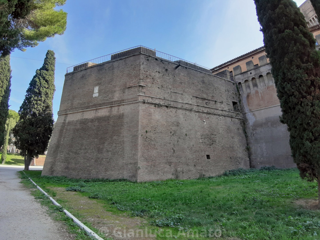 "Roma - Bastione San Luca di Castel Sant'Angelo" stock image