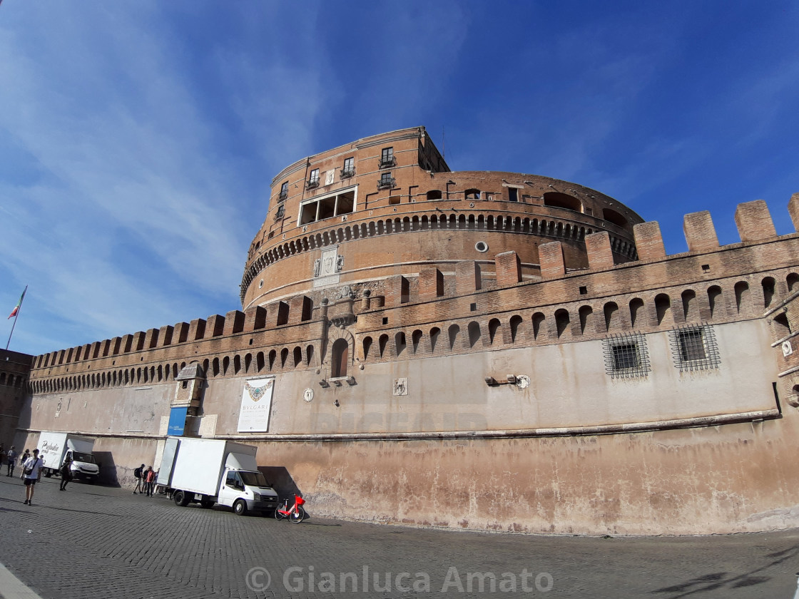 "Roma - Castel Sant'Angelo da Lungotevere Castello" stock image