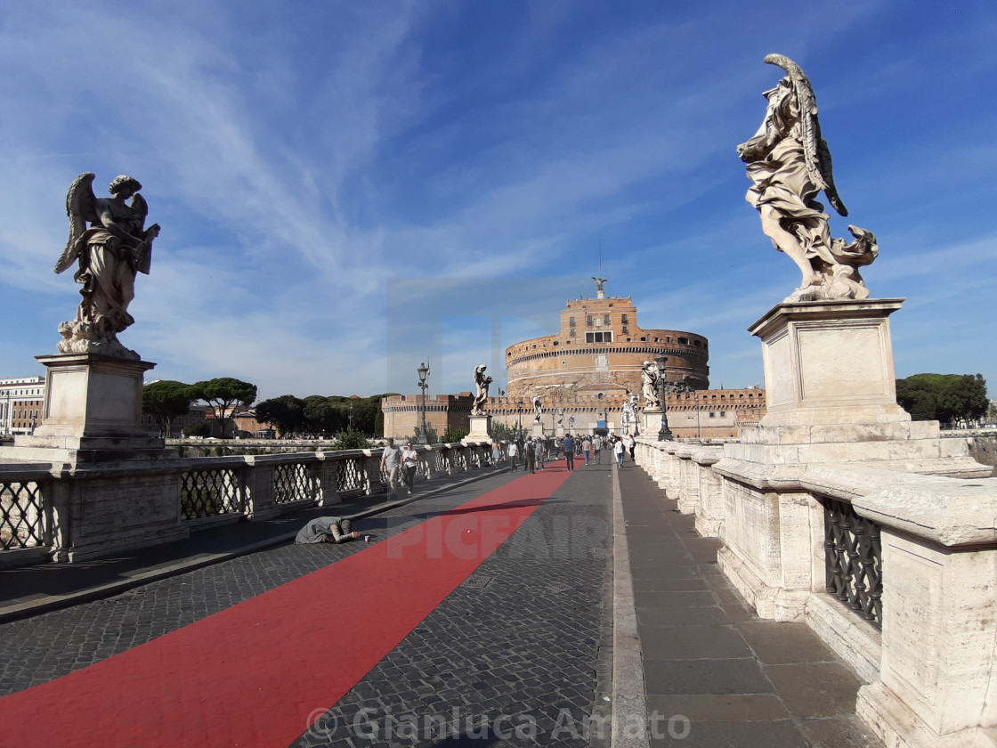 "Roma - Castel Sant'Angelo da Ponte Sant'Angelo" stock image