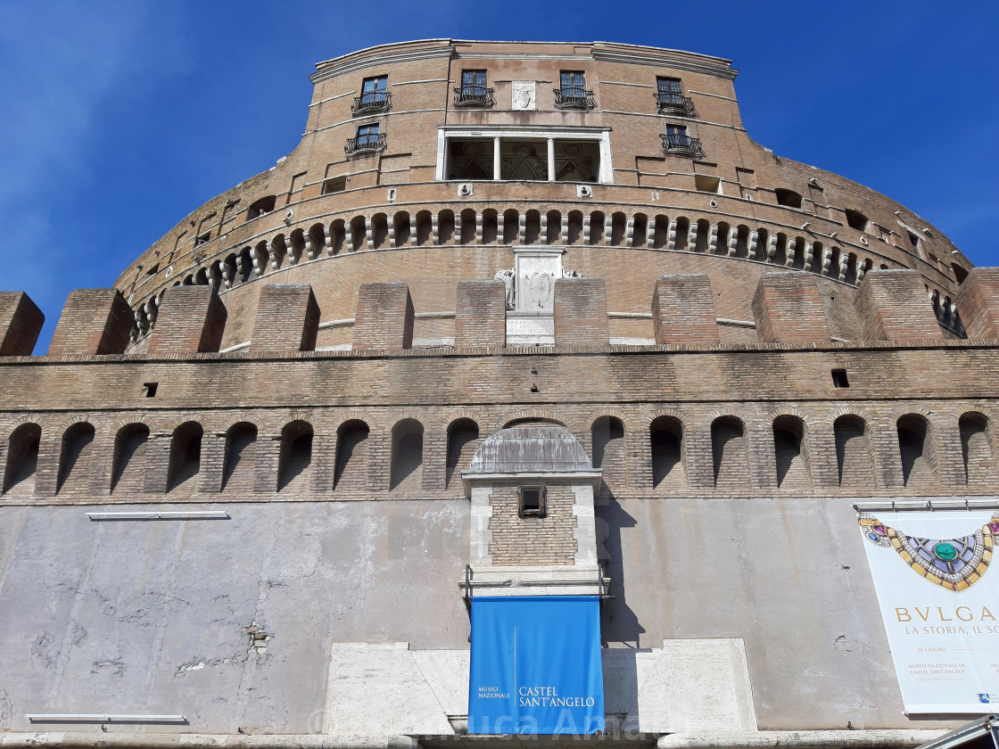 "Roma - Facciata di Castel Sant'Angelo" stock image