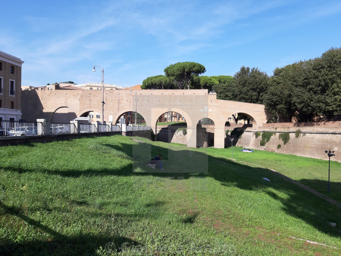 "Roma - Giardini di Castel Sant'Angelo" stock image