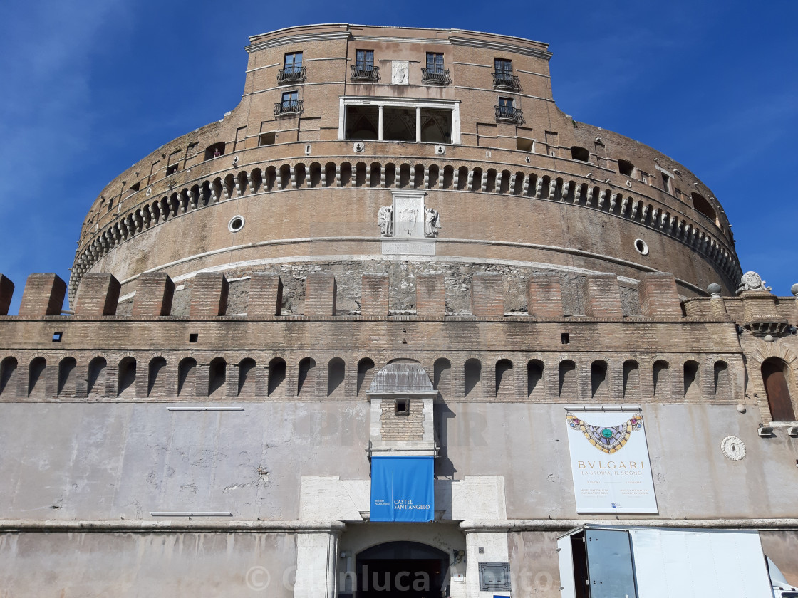 "Roma - Ingresso di Castel Sant'Angelo" stock image