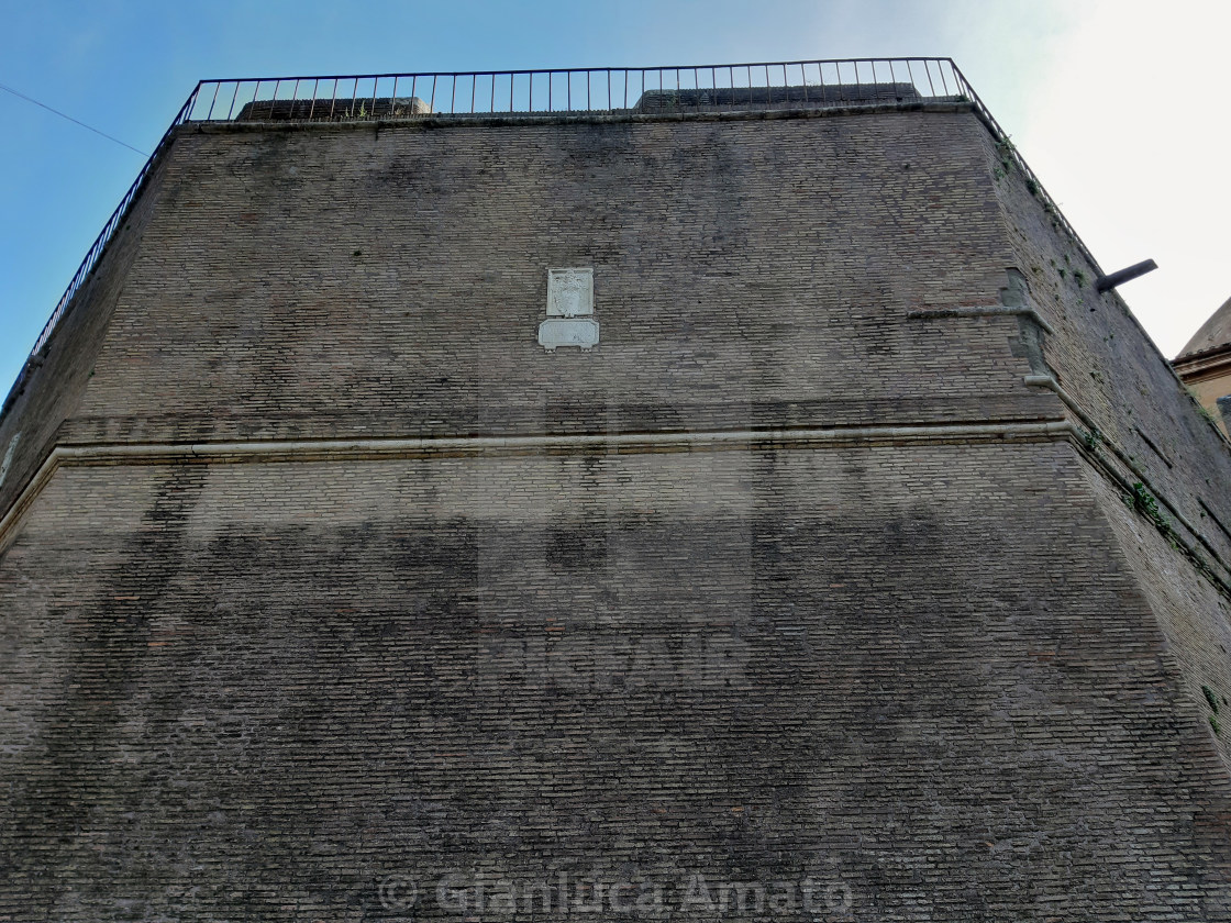 "Roma - Particolare del Bastione di San Luca di Castel Sant'Angelo" stock image