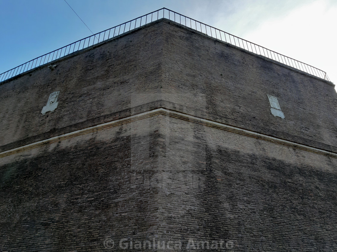 "Roma - Particolare del Bastione San Luca di Castel Sant'Angelo" stock image