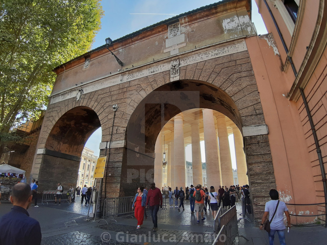 "Roma - Scorcio di Porta Angelica" stock image