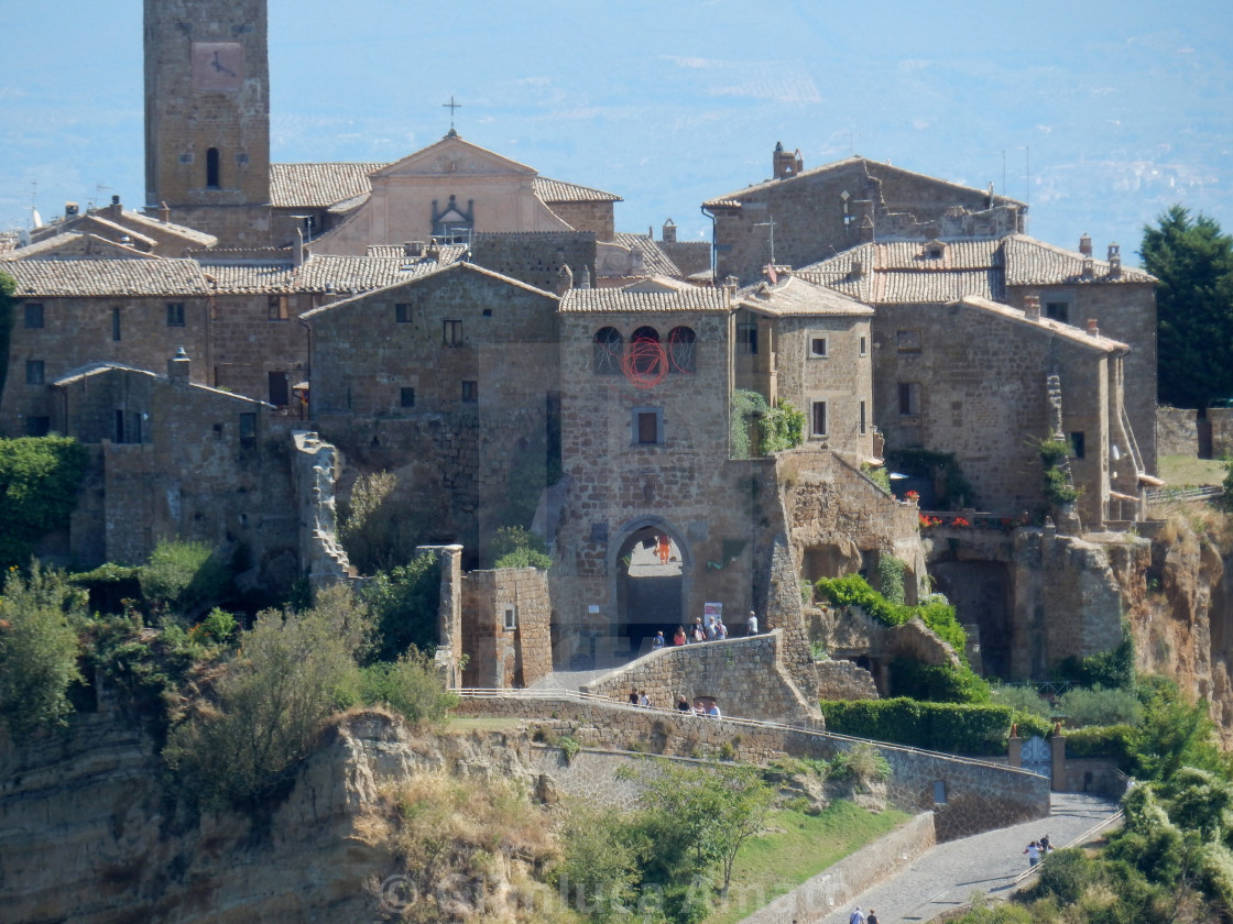 "Civita di Bagnoregio - Accesso al borgo" stock image