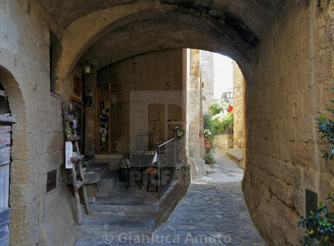 "Civita di Bagnoregio - Bottega del bogo" stock image