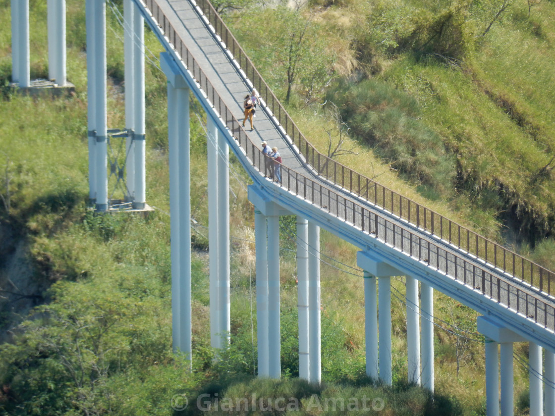 "Civita di Bagnoregio - Particolare del ponte" stock image