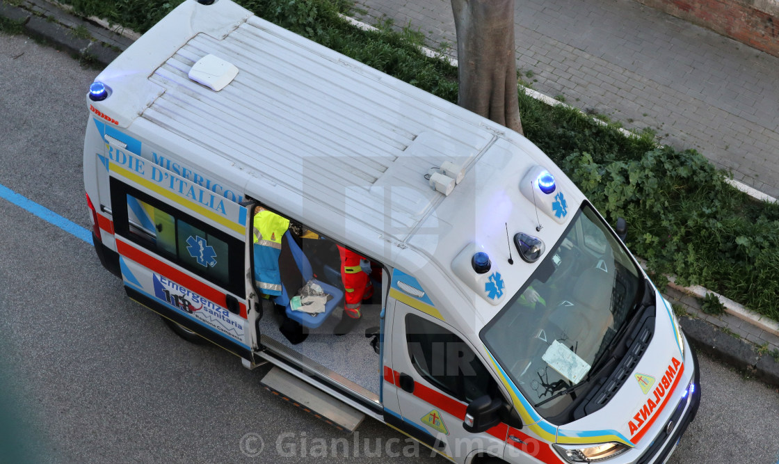 "Benevento - Ambulanza a domicilio" stock image