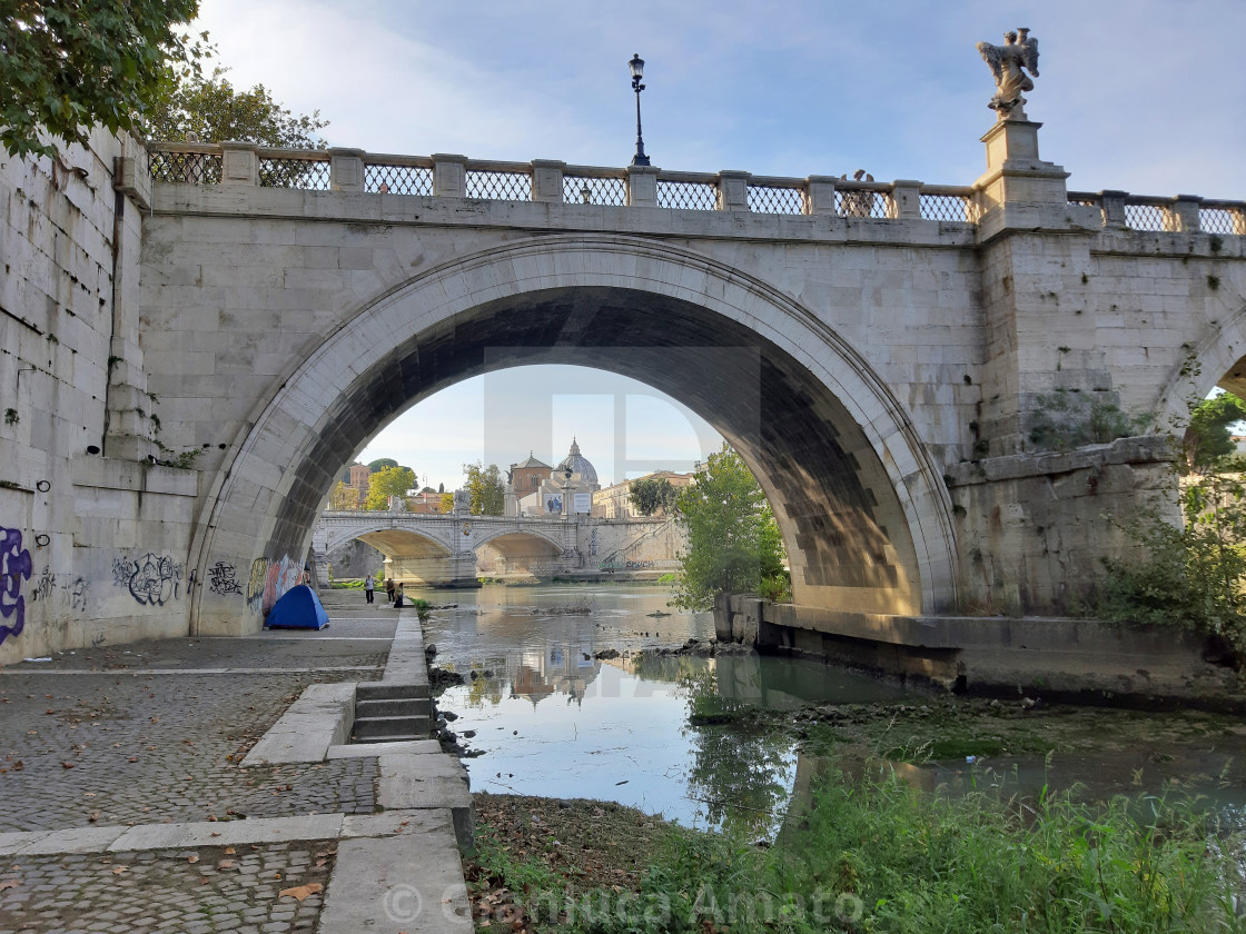 "Roma - Arcata di Ponte Sant'Angelo" stock image