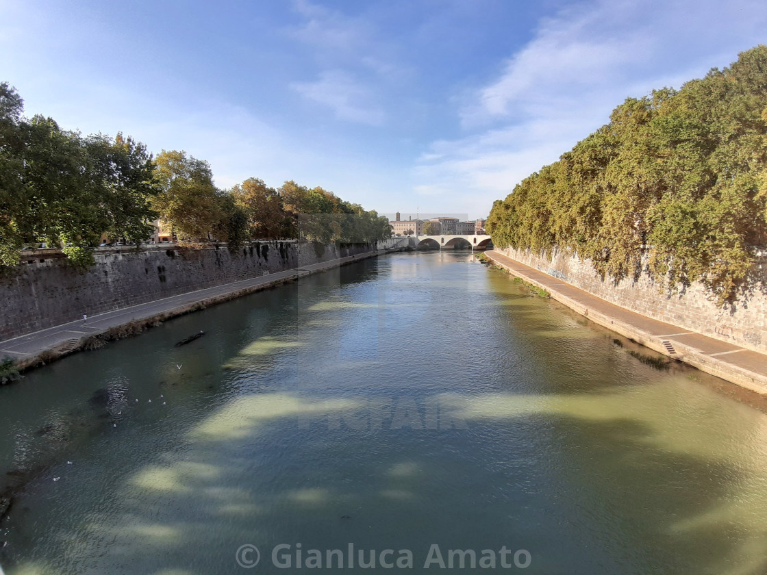 "Roma - Ponte Principe da Ponte Mazzini" stock image