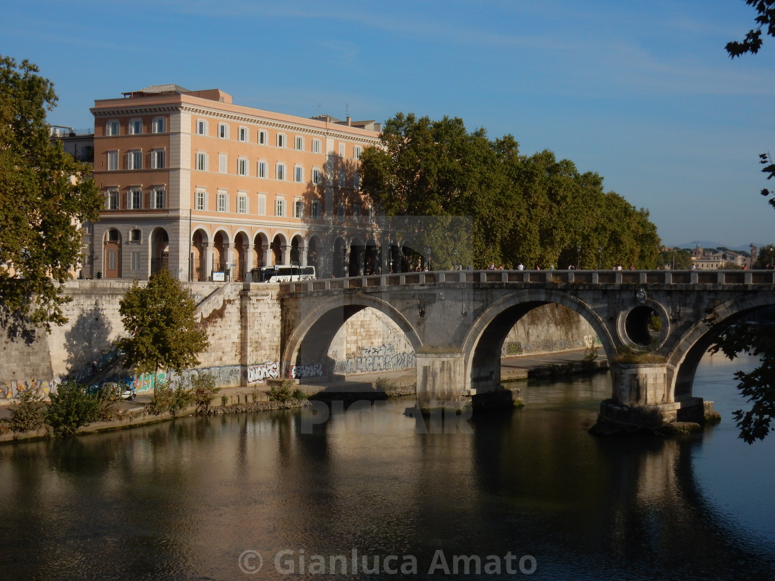 "Roma - Scorcio di Ponte Sisto" stock image