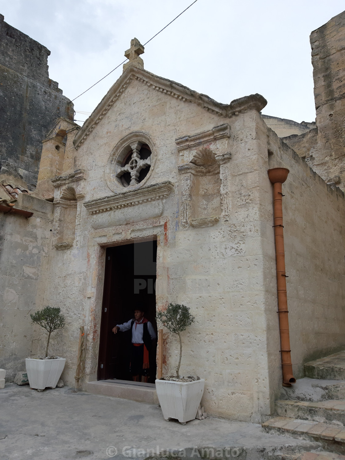 "Matera - Chiesa di San Antonio Abate" stock image