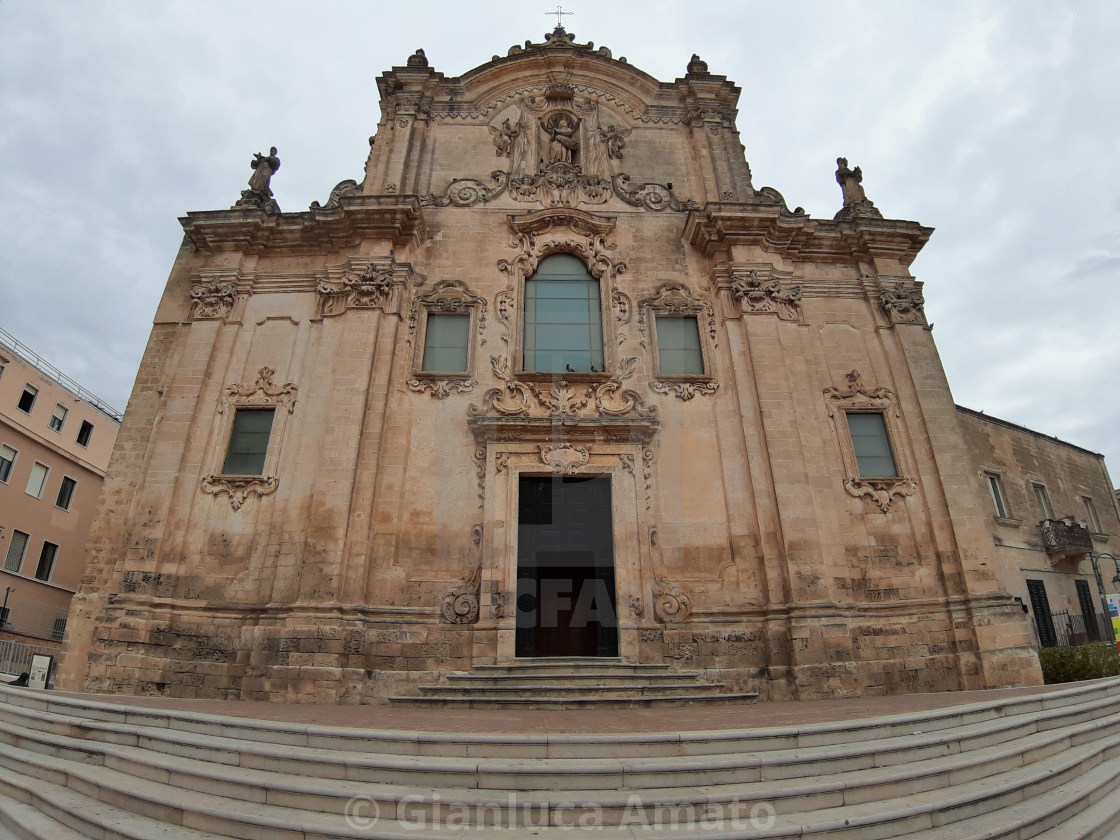 "Matera - Chiesa di San Francesco" stock image