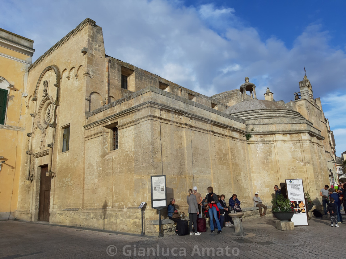 "Matera - Chiesa di San Domenico" stock image