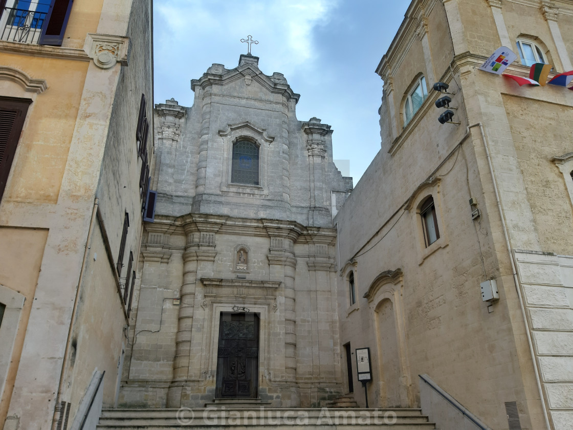 "Matera - Chiesa di Santa Lucia" stock image