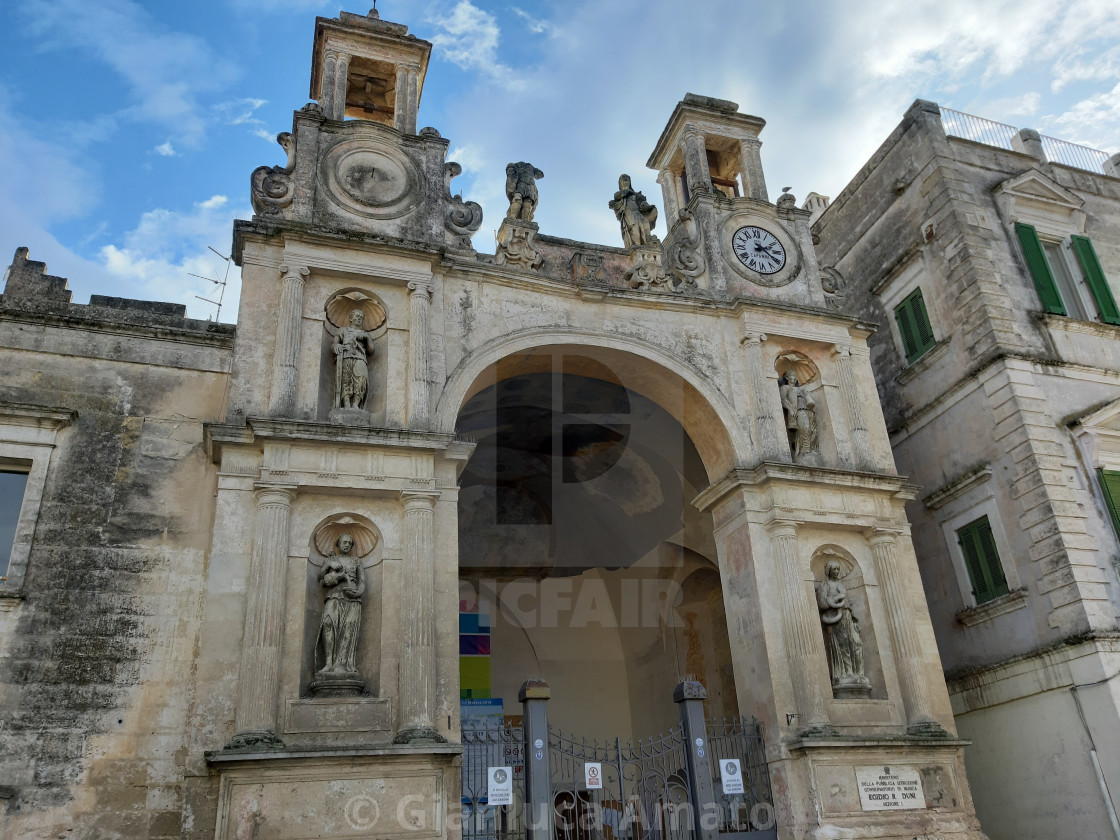 "Matera - Facciata di Palazzo del Sedile" stock image