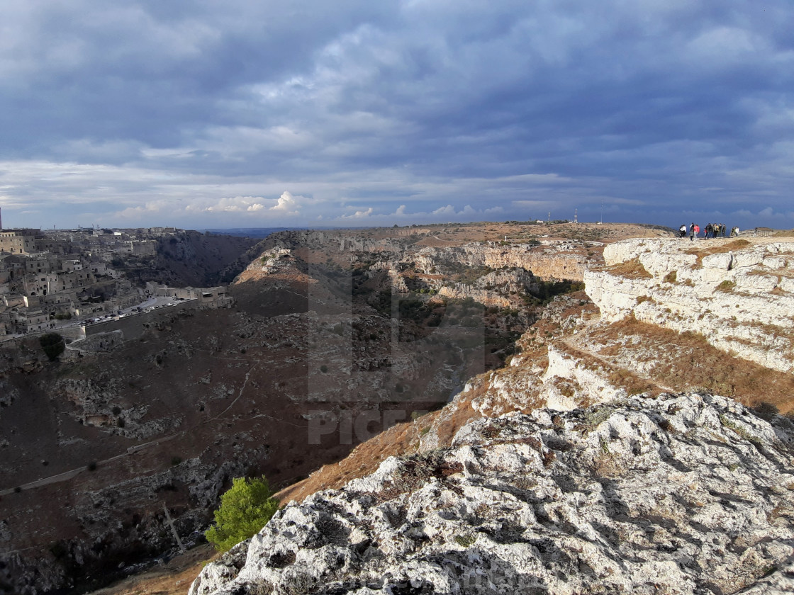 "Matera - Paesaggio da Murgia Timone" stock image