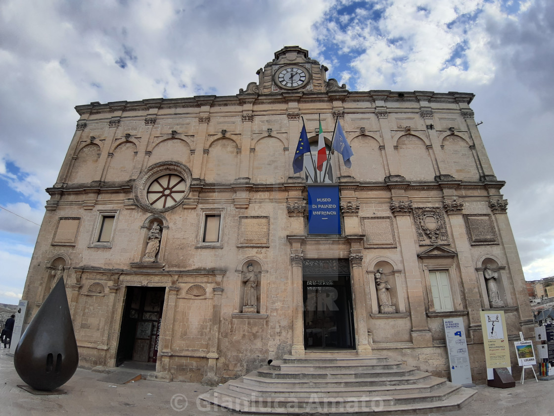 "Matera - Palazzo Lanfranchi" stock image