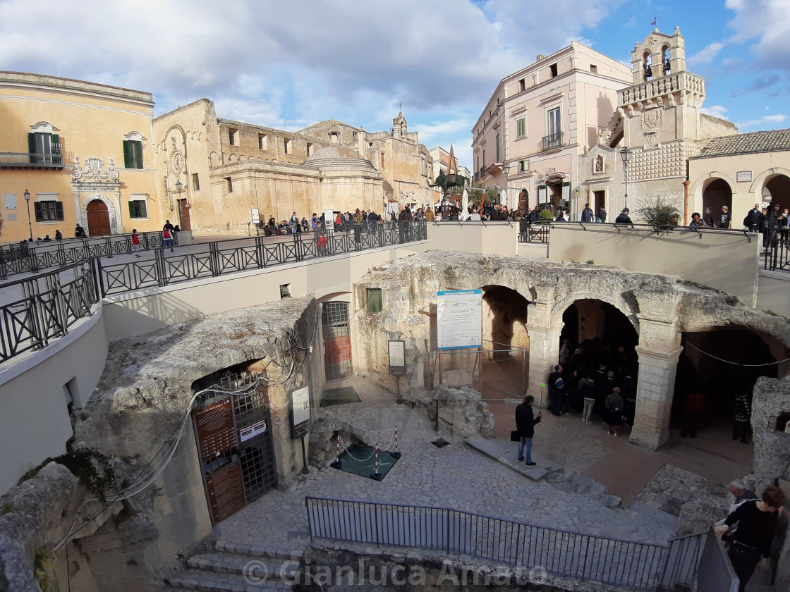 "Matera - Ipogeo Palombaro Lungo" stock image