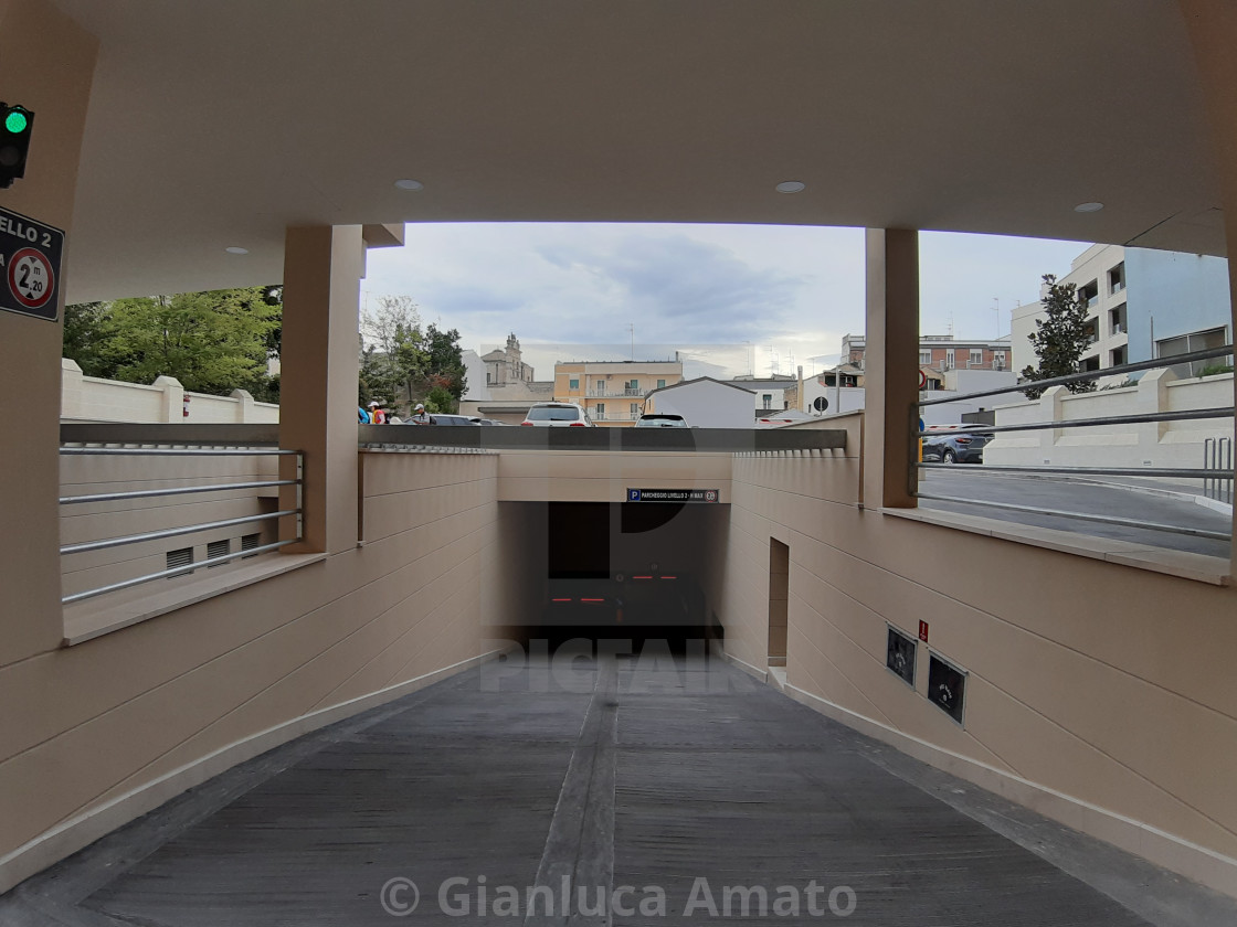 "Matera - Parcheggio cittadino" stock image