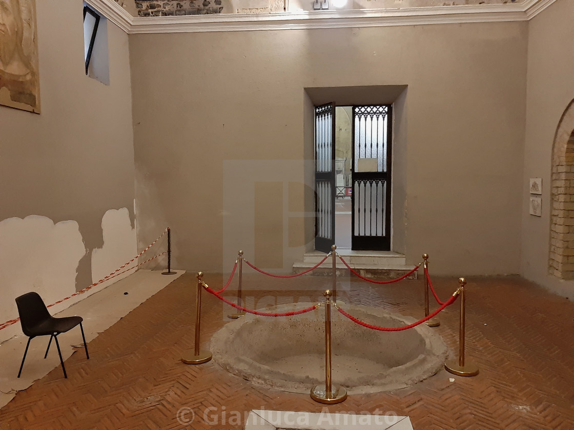 "Napoli - Battistero di S. Giovanni in Fonte" stock image