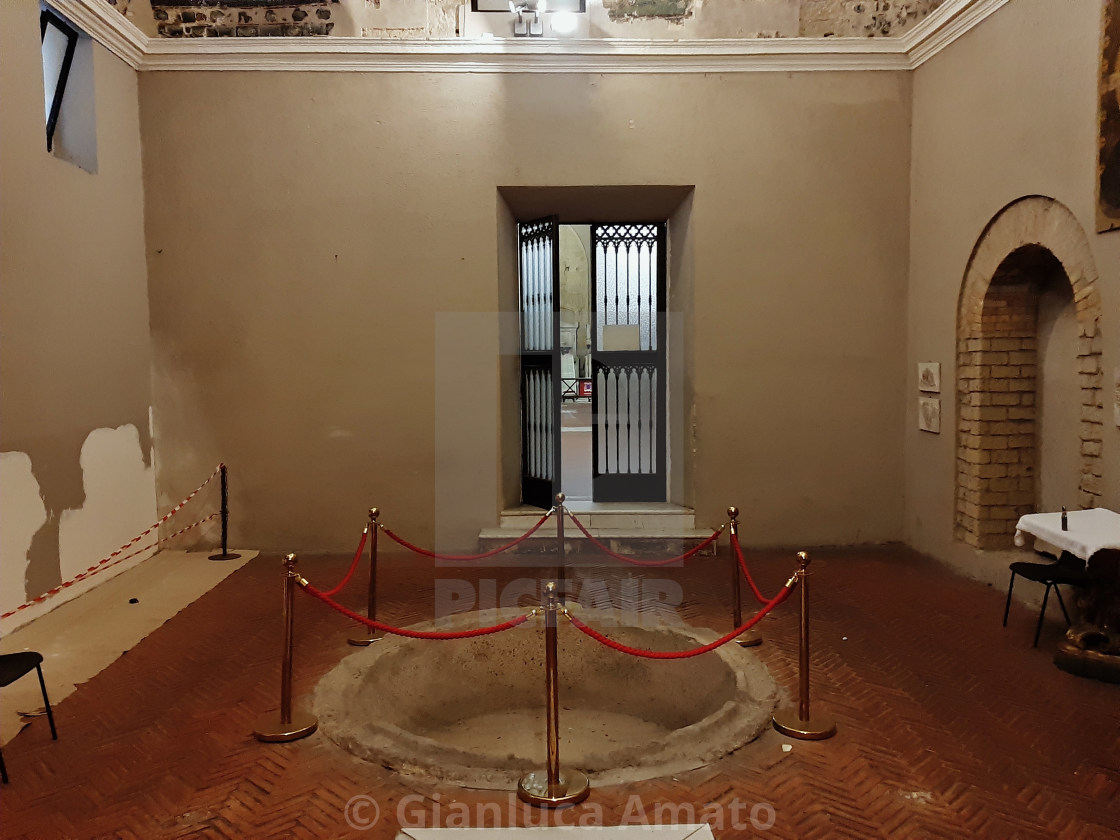 "Napoli - Battistero di San Giovanni in Fonte" stock image