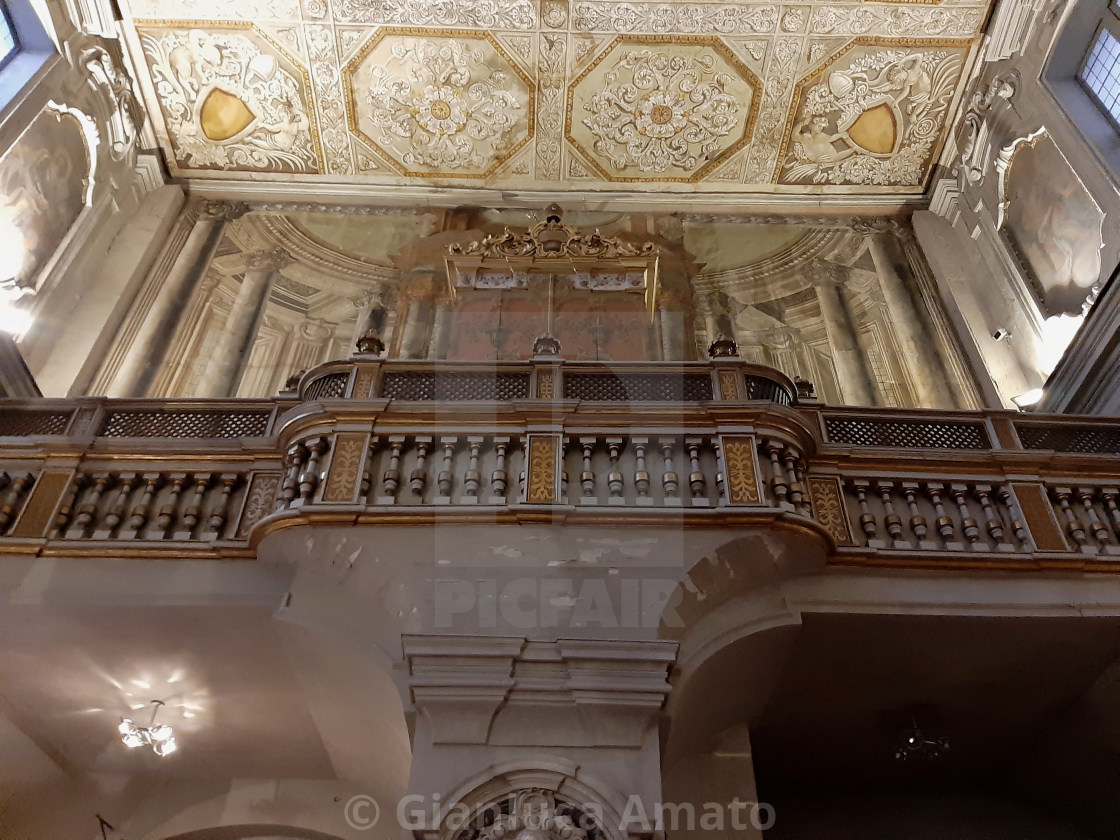 "Napoli - Cantoria della Basilica di Santa Restituta" stock image