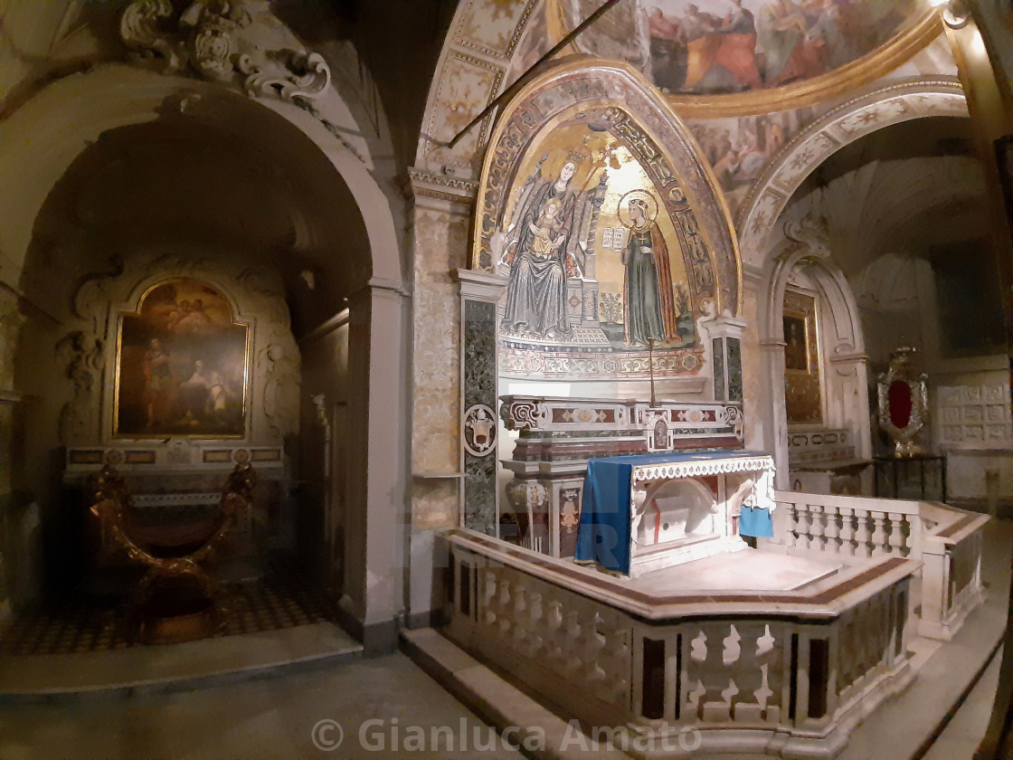 "Napoli - Cappella della Madonna nella Basilica di Santa Restituta" stock image