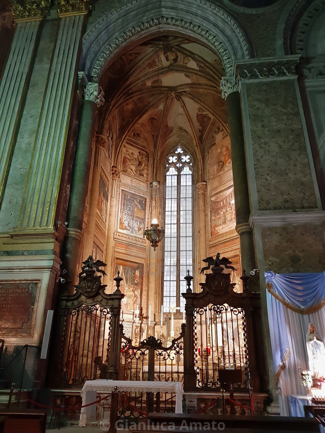 "Napoli - Cappella di Sant'Aspreno del Duomo" stock image