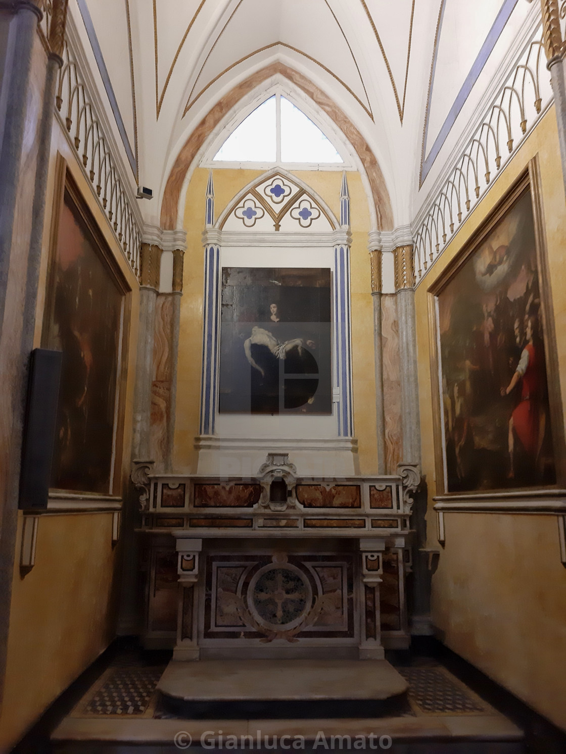 "Napoli - Cappella San Giuseppe nella Basilica di Santa Restituta" stock image