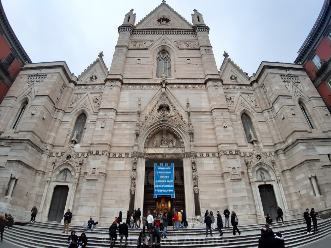 "Napoli - Cattedrale di Santa Maria Assunta" stock image