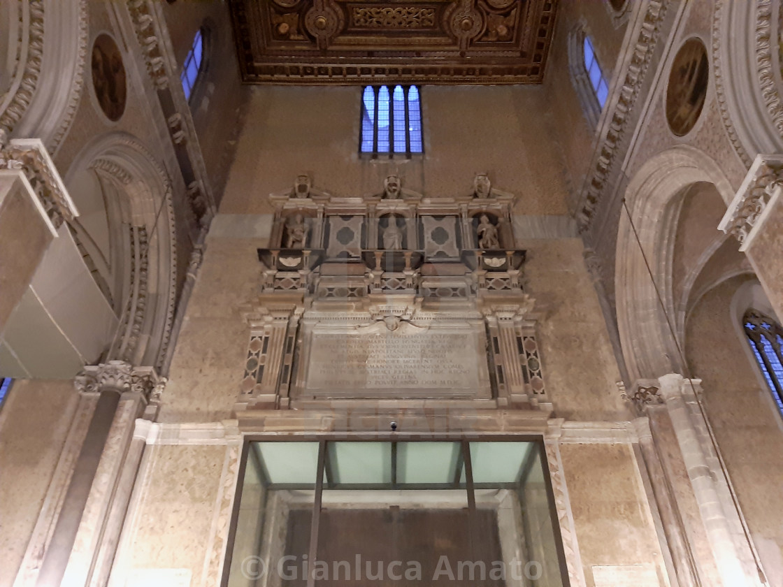 "Napoli - Controfacciata del Duomo" stock image