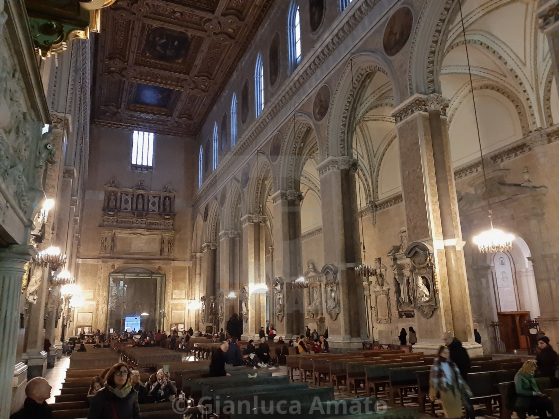 "Napoli - Interno del Duomo" stock image