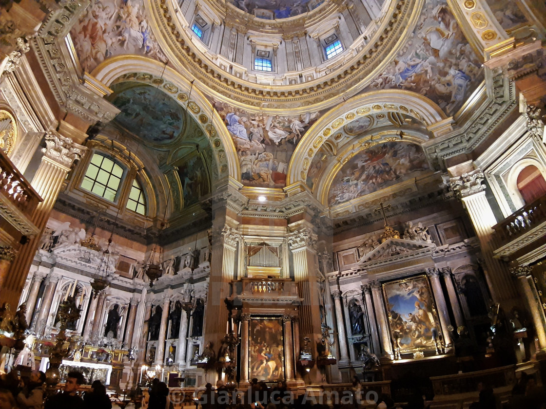 "Napoli - Scorcio della Cappella del Tesoro" stock image