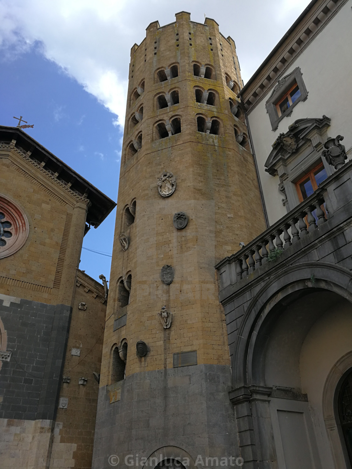 "Orvieto - Campanile della Chiesa di Sant'Andrea" stock image