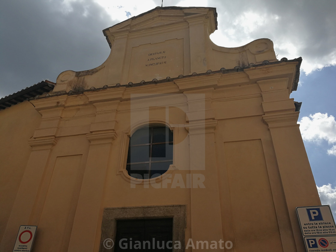 "Orvieto - Chiesa di Santa Maria del Pianto" stock image