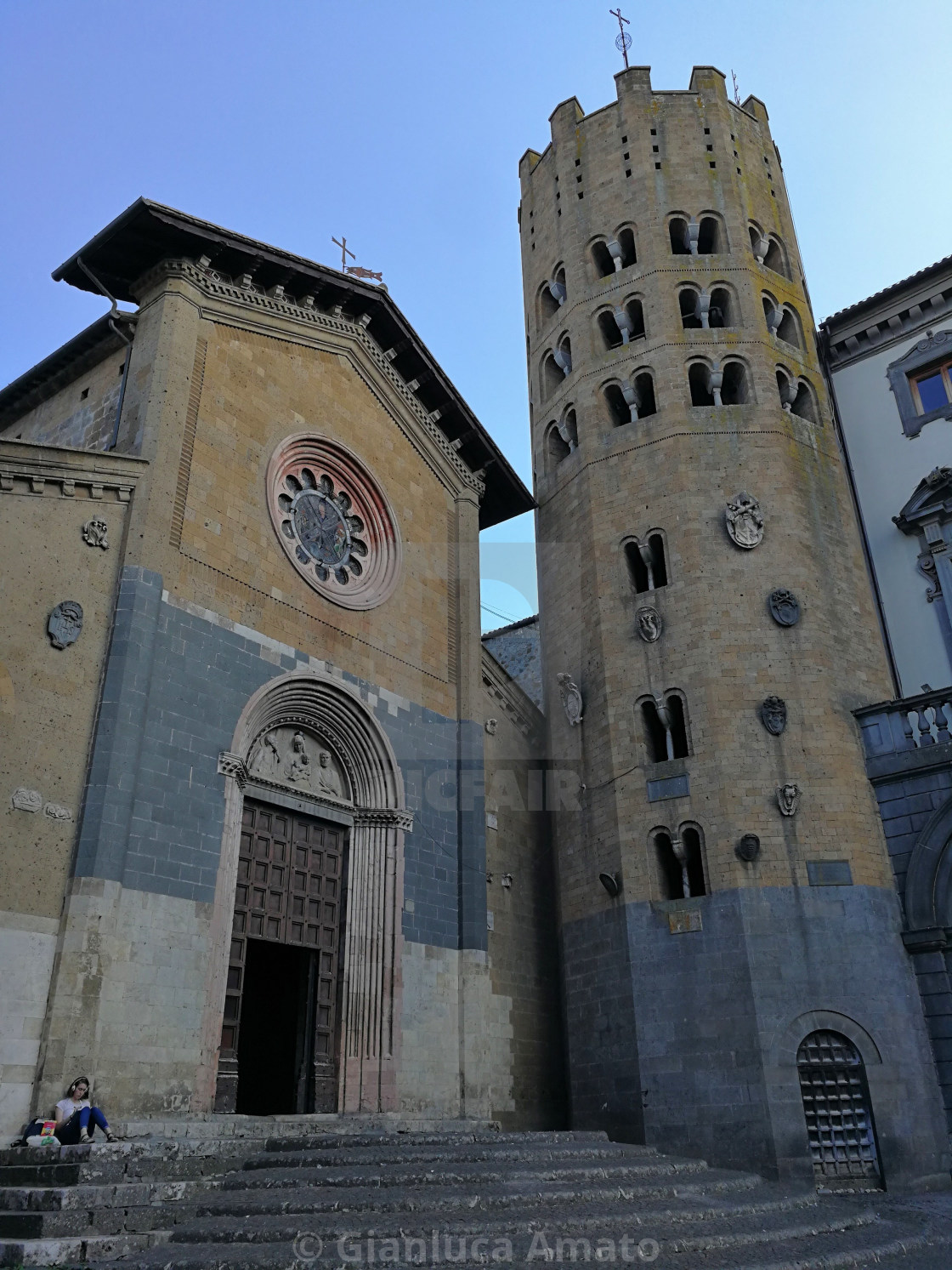 "Orvieto - Chiesa di San Andrea" stock image