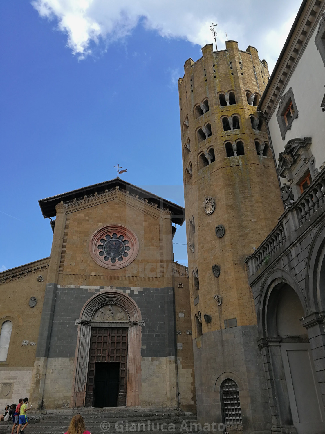 "Orvieto - Chiesa di Sant'Andrea" stock image