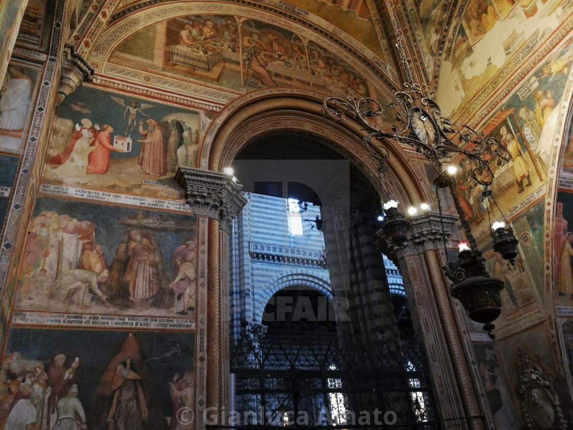 "Orvieto - Entrata della Cappella del Corporale" stock image