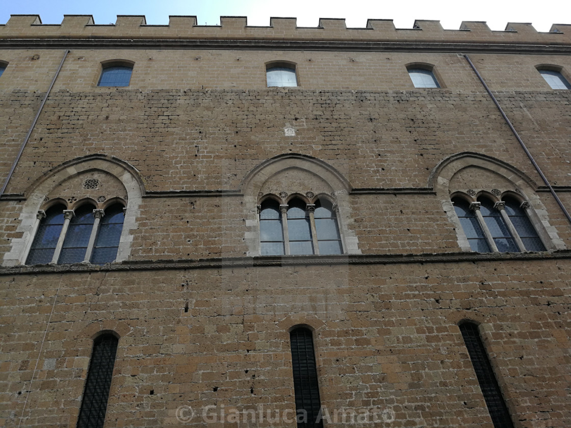 "Orvieto - Facciata laterale del Museo Emilio Greco" stock image