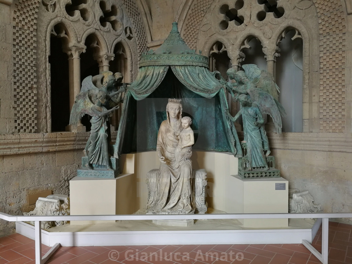 "Orvieto - Gruppo scultoreo restaurato" stock image