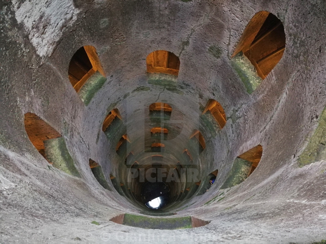 "Orvieto - Interno del Pozzo di San Patrizio" stock image