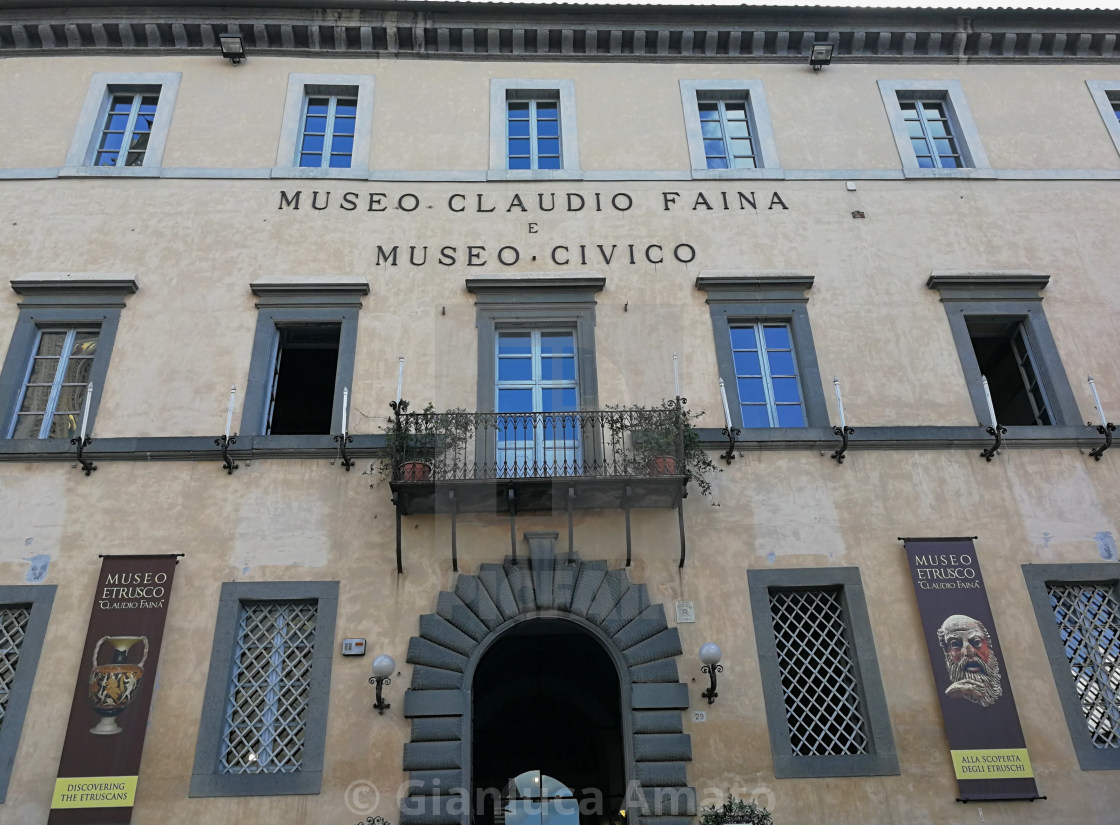 "Orvieto - Museo Claudio Faina" stock image