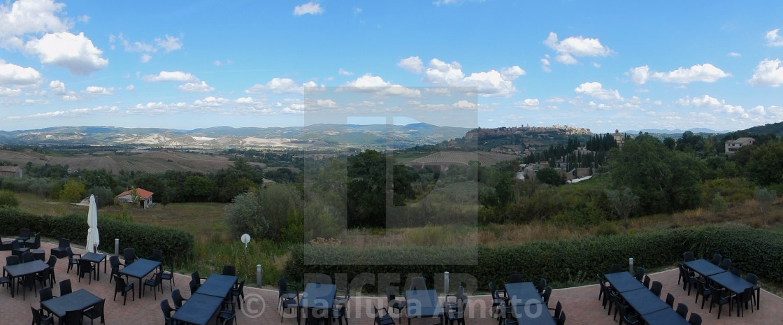 "Orvieto - Panoramica dal Belvedere" stock image