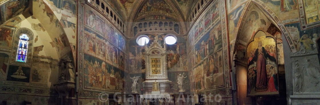 "Orvieto - Panoramica della Cappella del Corporale" stock image