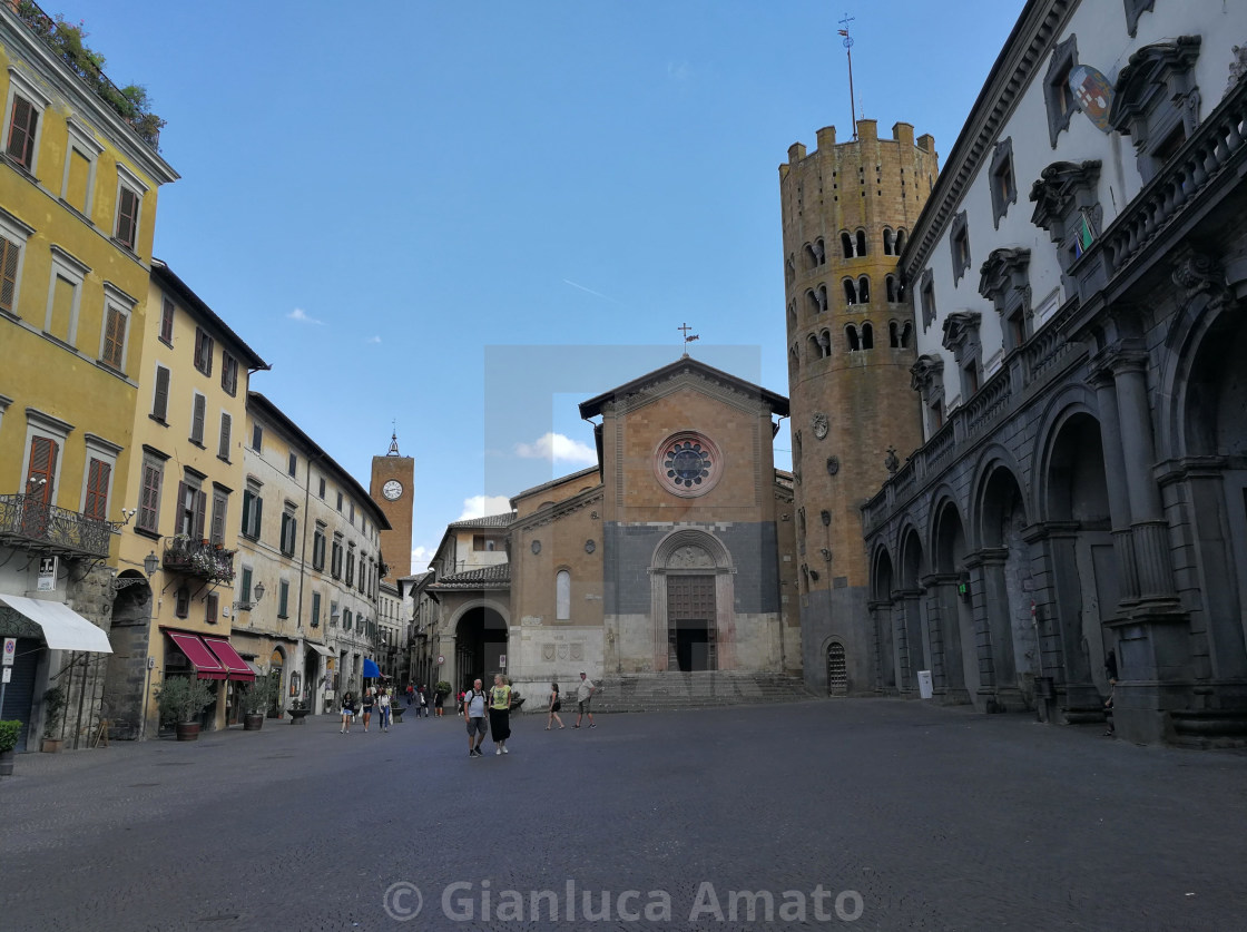 "Orvieto - Piazza della Repubblica" stock image