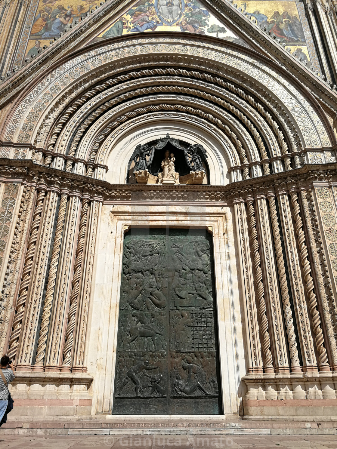 "Orvieto - Porta del Duomo" stock image